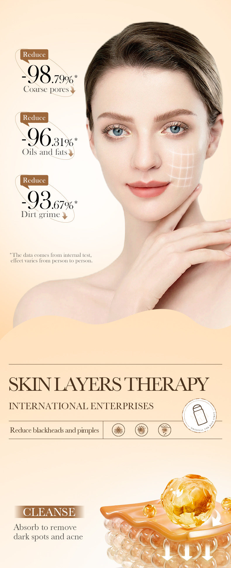 Facial Remove Blackhead Rice Solid Mask Acne Blemish Black Dots Clean Face Shrink Pores Stick Cream Brighten Korean Skincare New