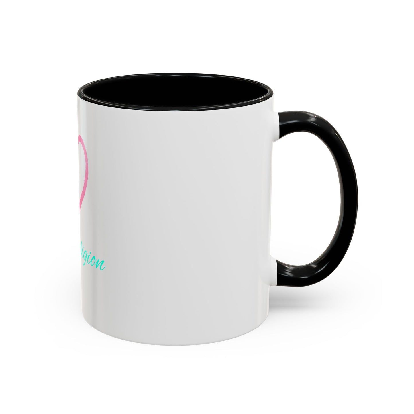 Copy of Inspirational Accent Coffee Mug - Love is My Religion, Gift for Coffee Lovers, Motivational Mug, Spiritual Drinkware, Unique Office Decor