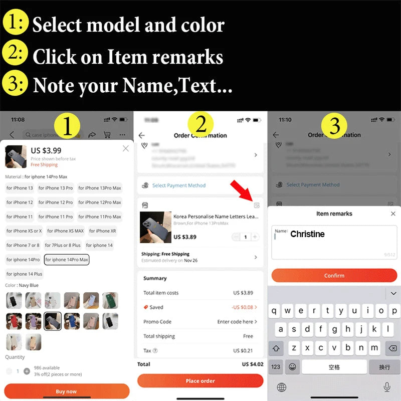 Personalised Name Custom Case For iPhone 16 15 14 13 12 11 Pro Max Luxury Plating Transparent Soft Clear Cover 15 14 13 Pro Max