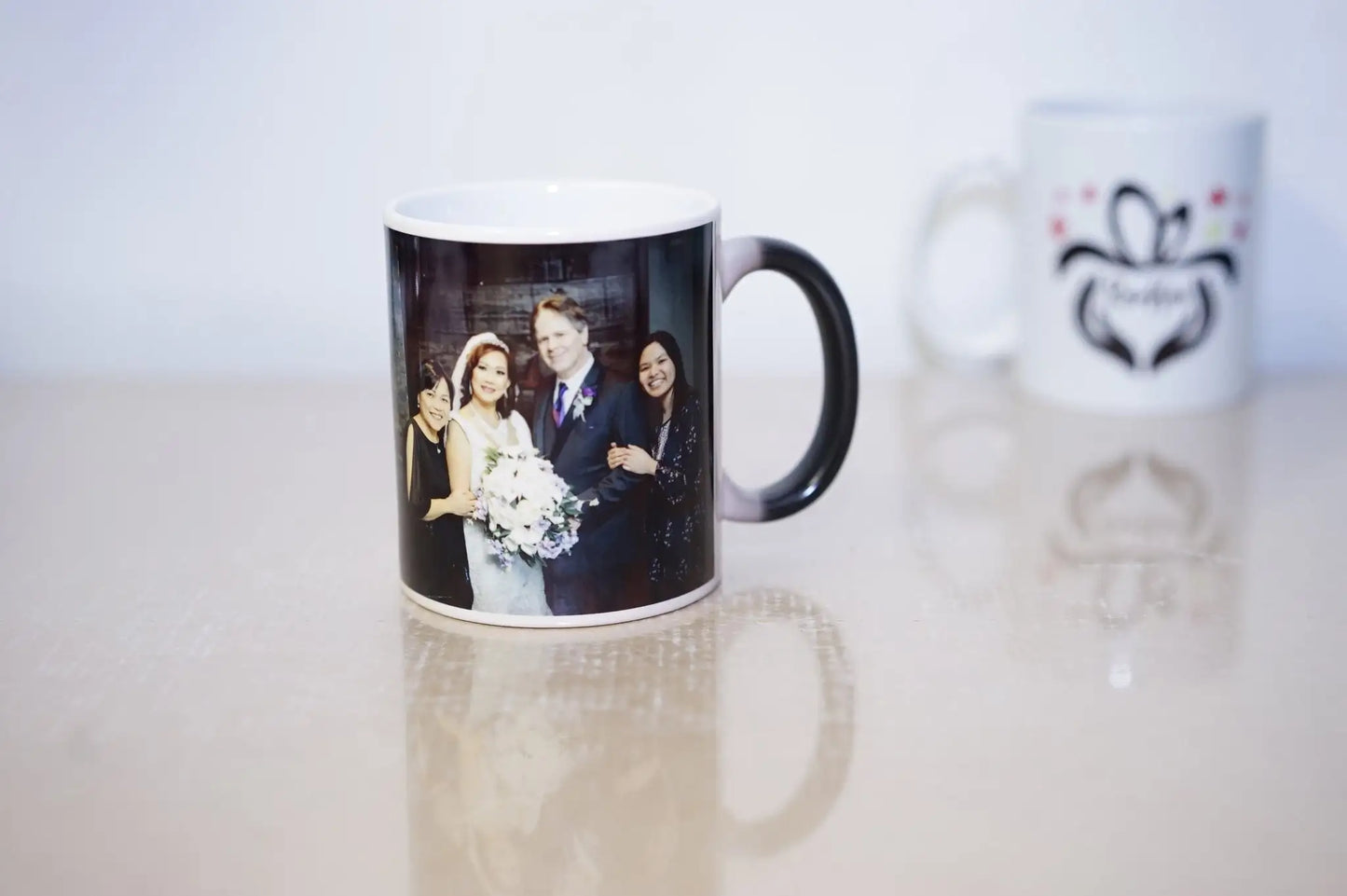 Custom Your Own Design Color Changing Mug, Photo Magic Mug, Gift to Dad Mom Kids, Birthday Surprise Gift Mug