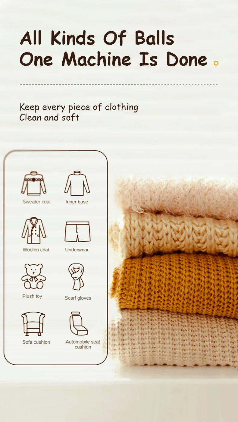 Xiaomi Mijia Portable Lint Remover Electric Hairball Trimmer Smart LED Digital Display Fabric Shaver USB Charging Fast Household