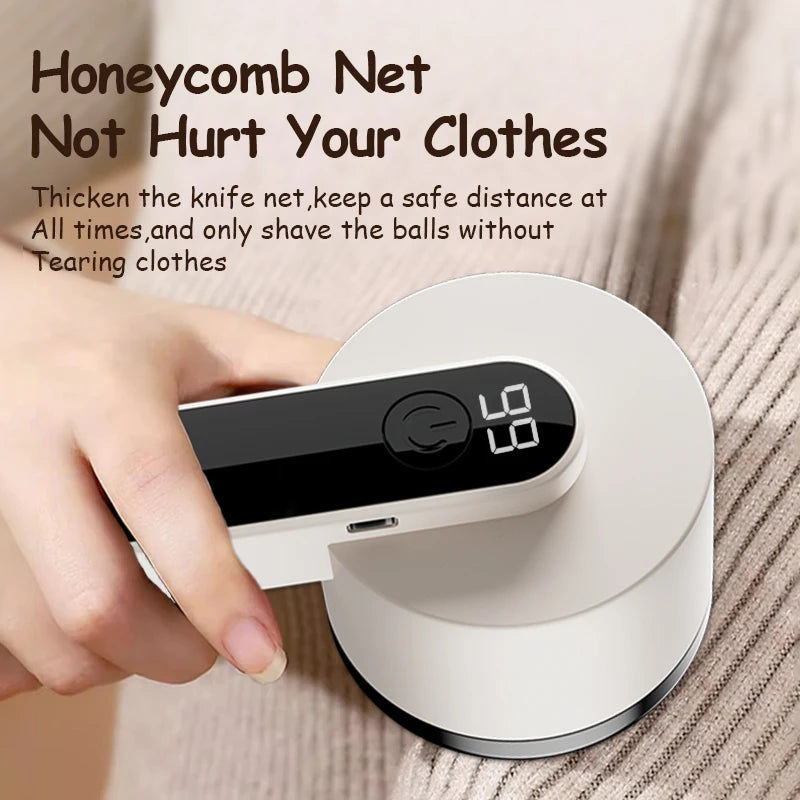 Xiaomi Mijia Portable Lint Remover Electric Hairball Trimmer Smart LED Digital Display Fabric Shaver USB Charging Fast Household