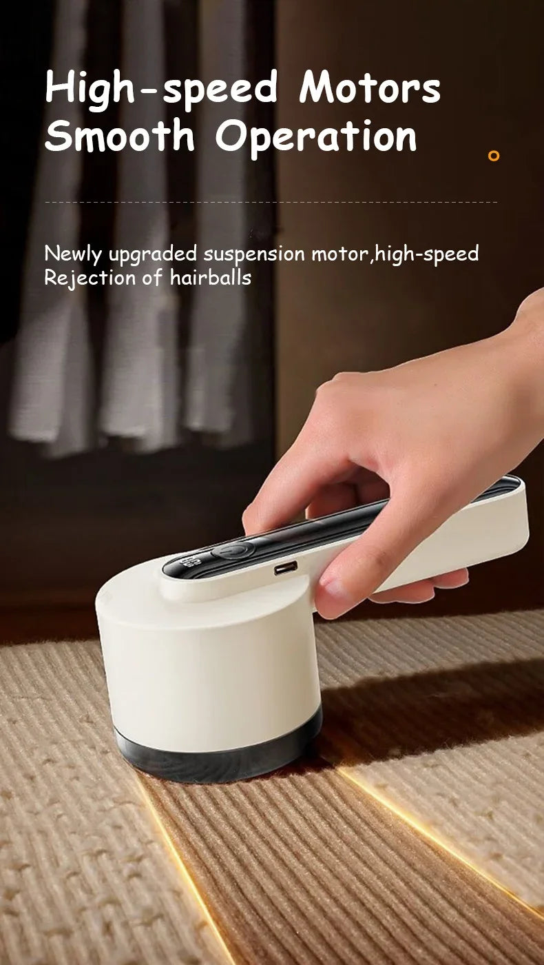 Xiaomi Mijia Portable Lint Remover Electric Hairball Trimmer Smart LED Digital Display Fabric Shaver USB Charging Fast Household