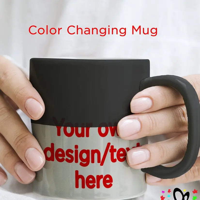 Custom Your Own Design Color Changing Mug, Photo Magic Mug, Gift to Dad Mom Kids, Birthday Surprise Gift Mug